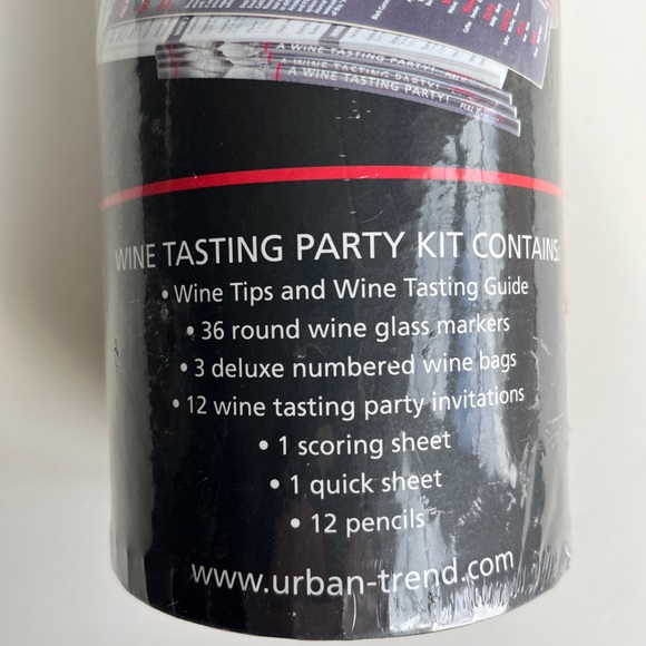 Wine Tasting Party Kit NEW Sealed - Picture 3 of 6